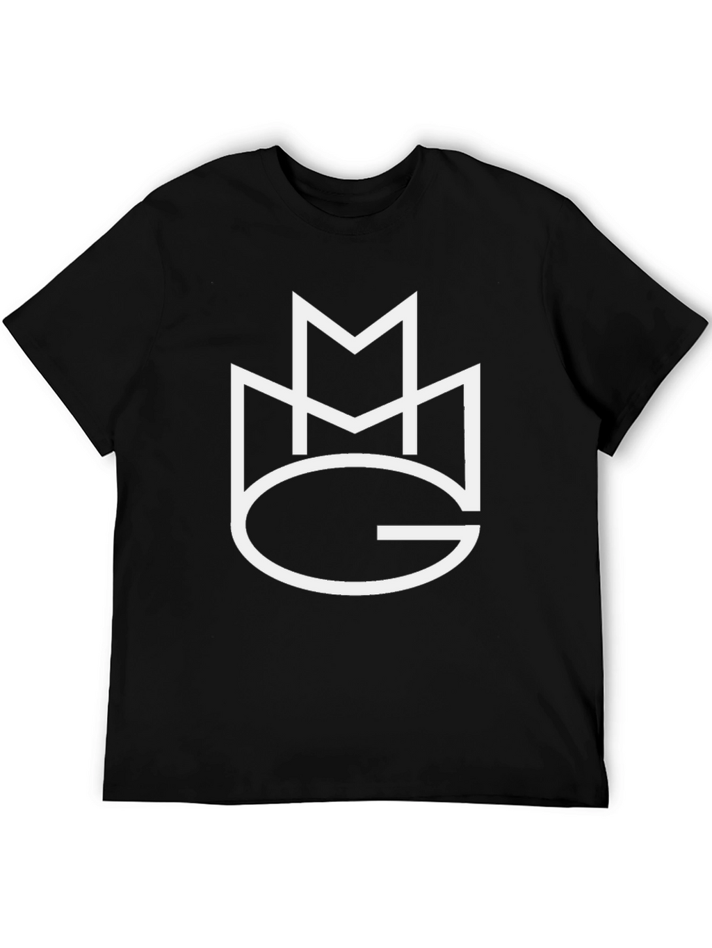 Modern MG Logo Black T-Shirt