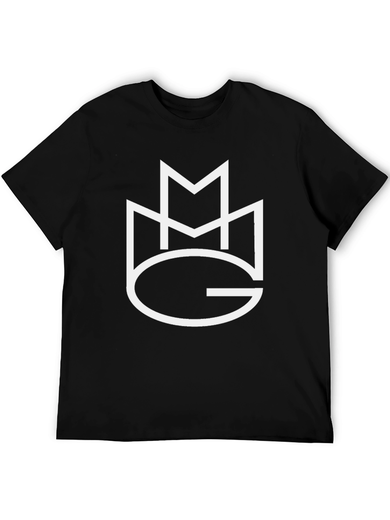 Modern MG Logo Black T-Shirt