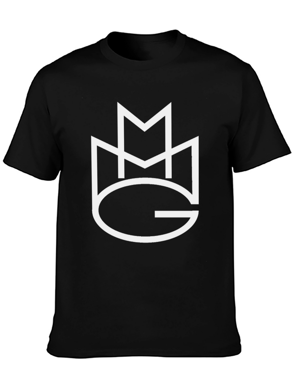 Modern MG Logo Black T-Shirt