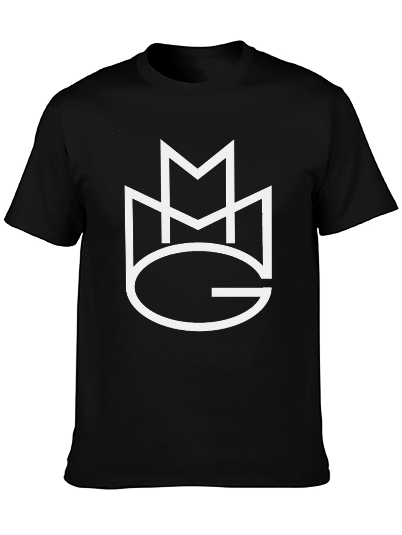Modern MG Logo Black T-Shirt