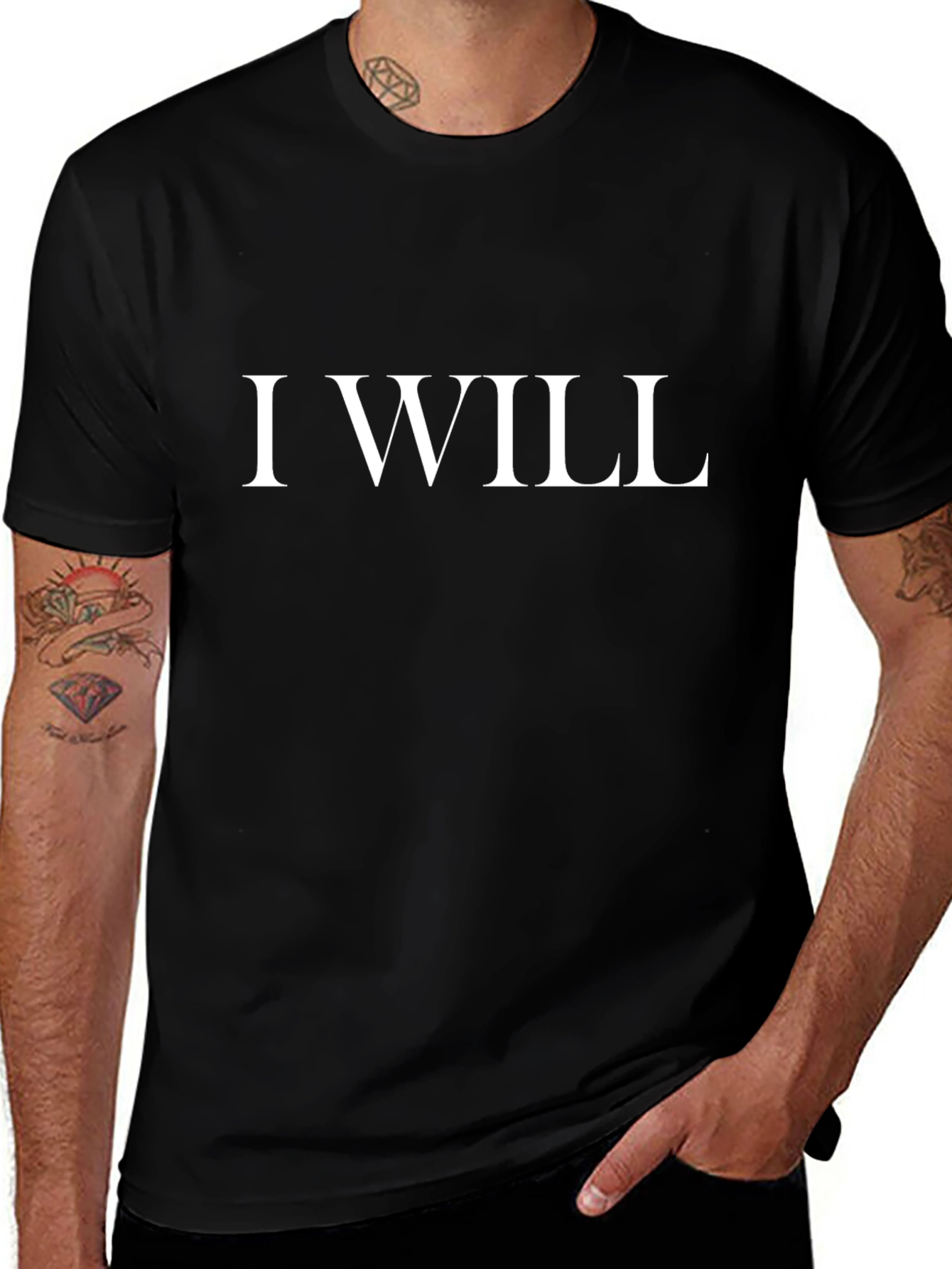 I WILL Graphic T-Shirt - Bold Statement Tee