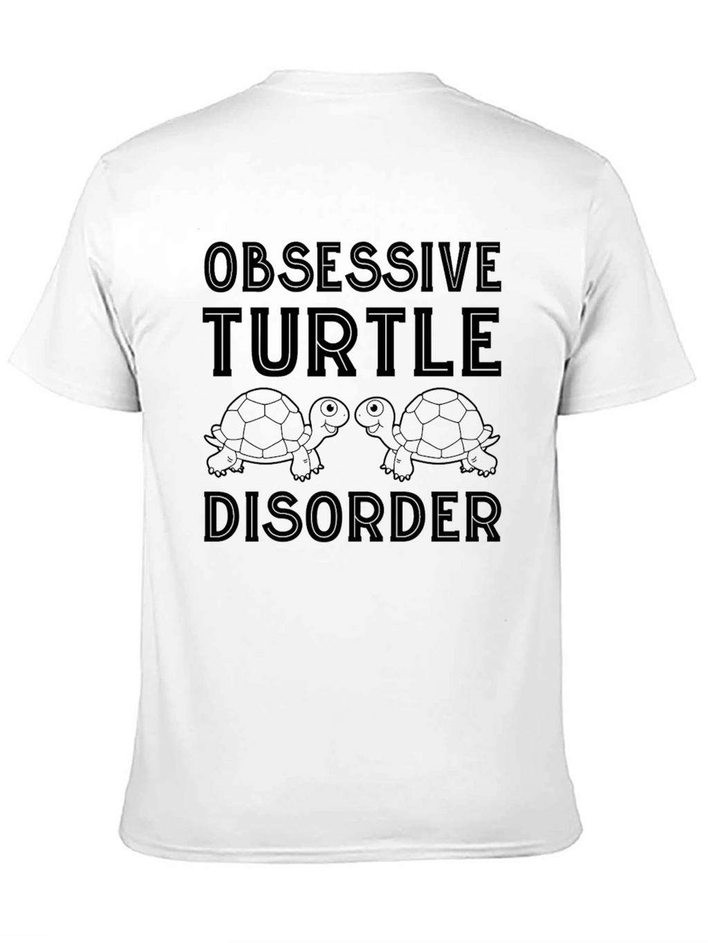 Obsessive Turtle Disorder Black T-Shirt