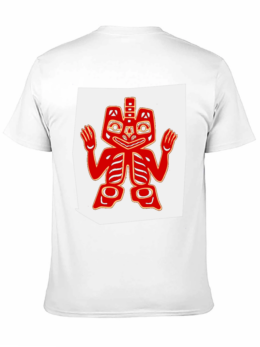 Tribal Art Tee - Black Cotton Blend