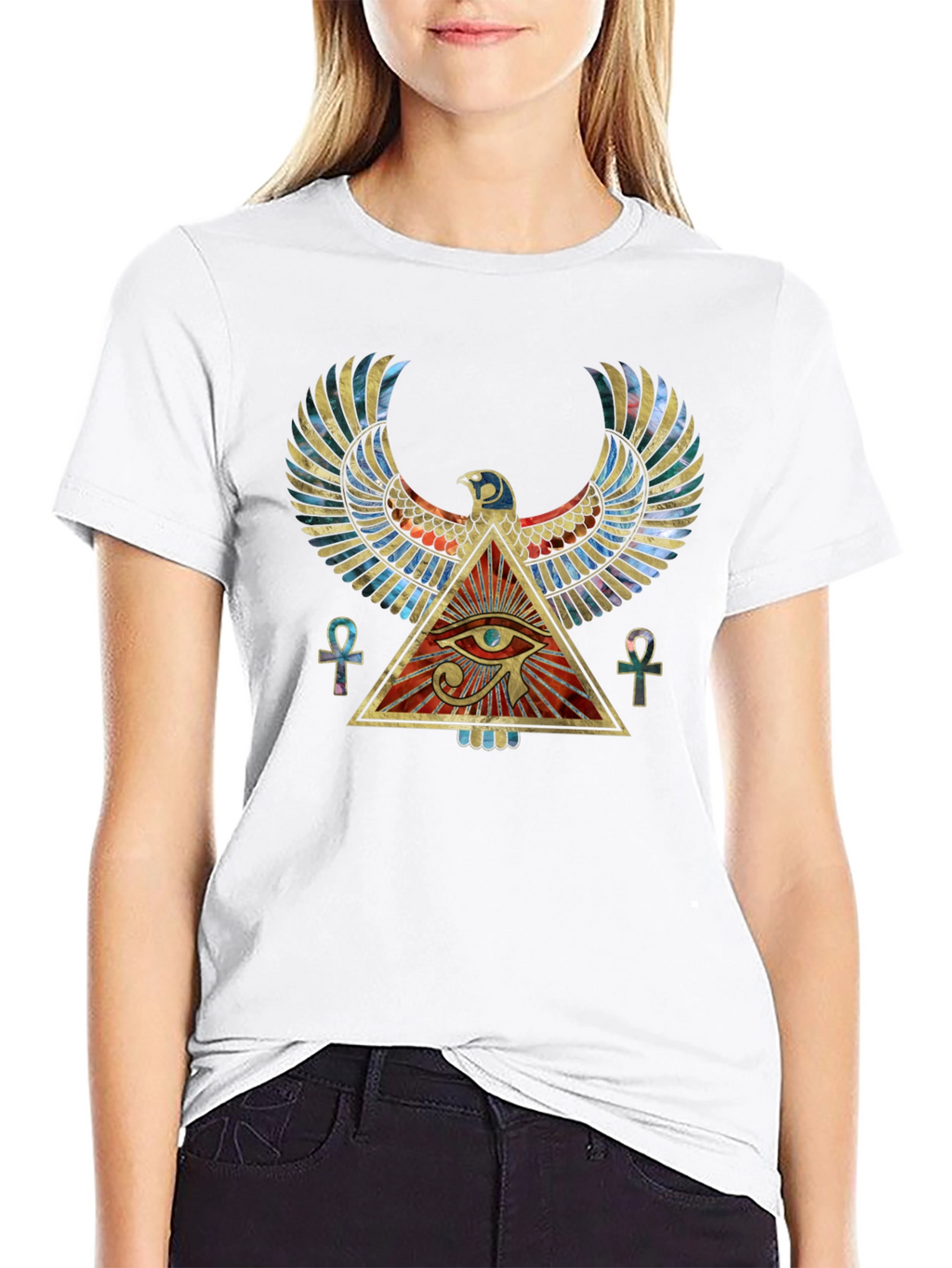 Egyptian Eye of Horus Graphic T-Shirt