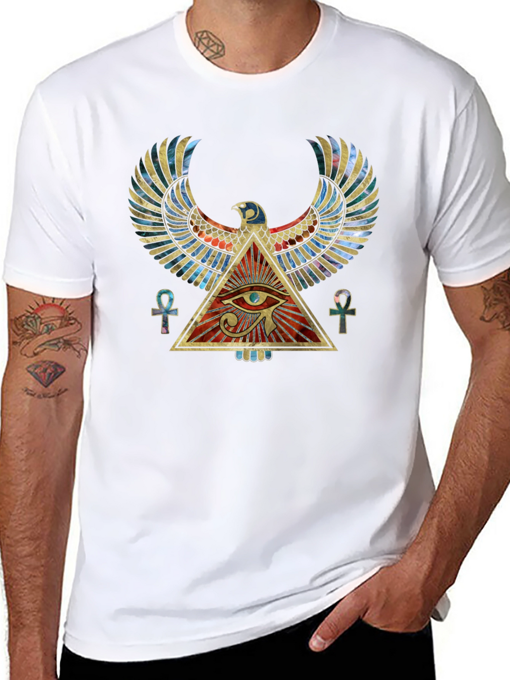 Egyptian Eye of Horus Graphic T-Shirt
