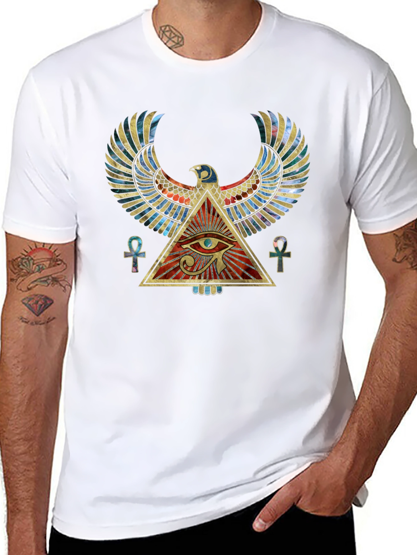 Egyptian Eye of Horus Graphic T-Shirt