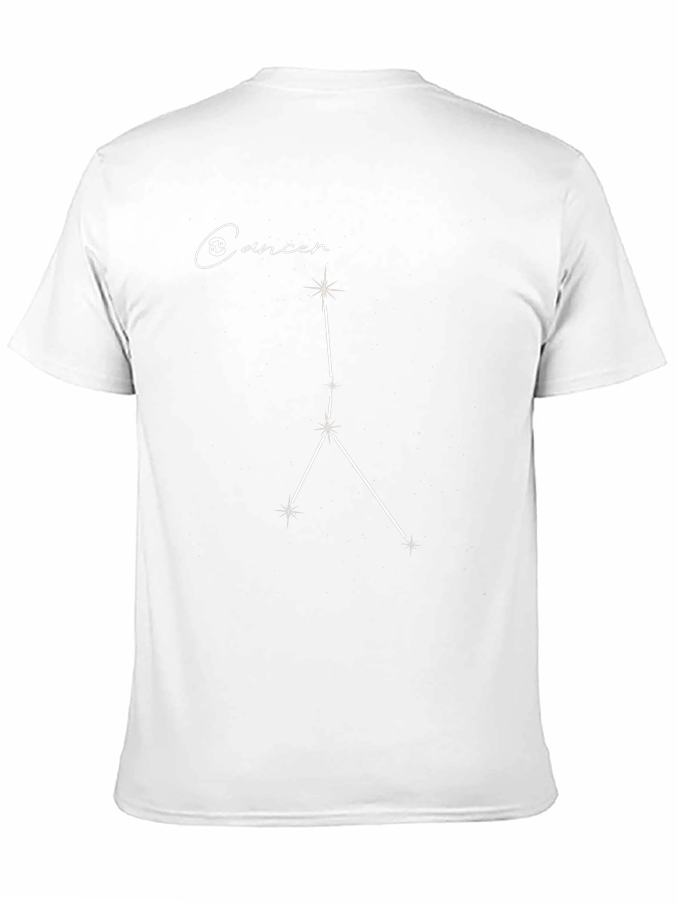 Cancer Zodiac Sign T-Shirt - Black