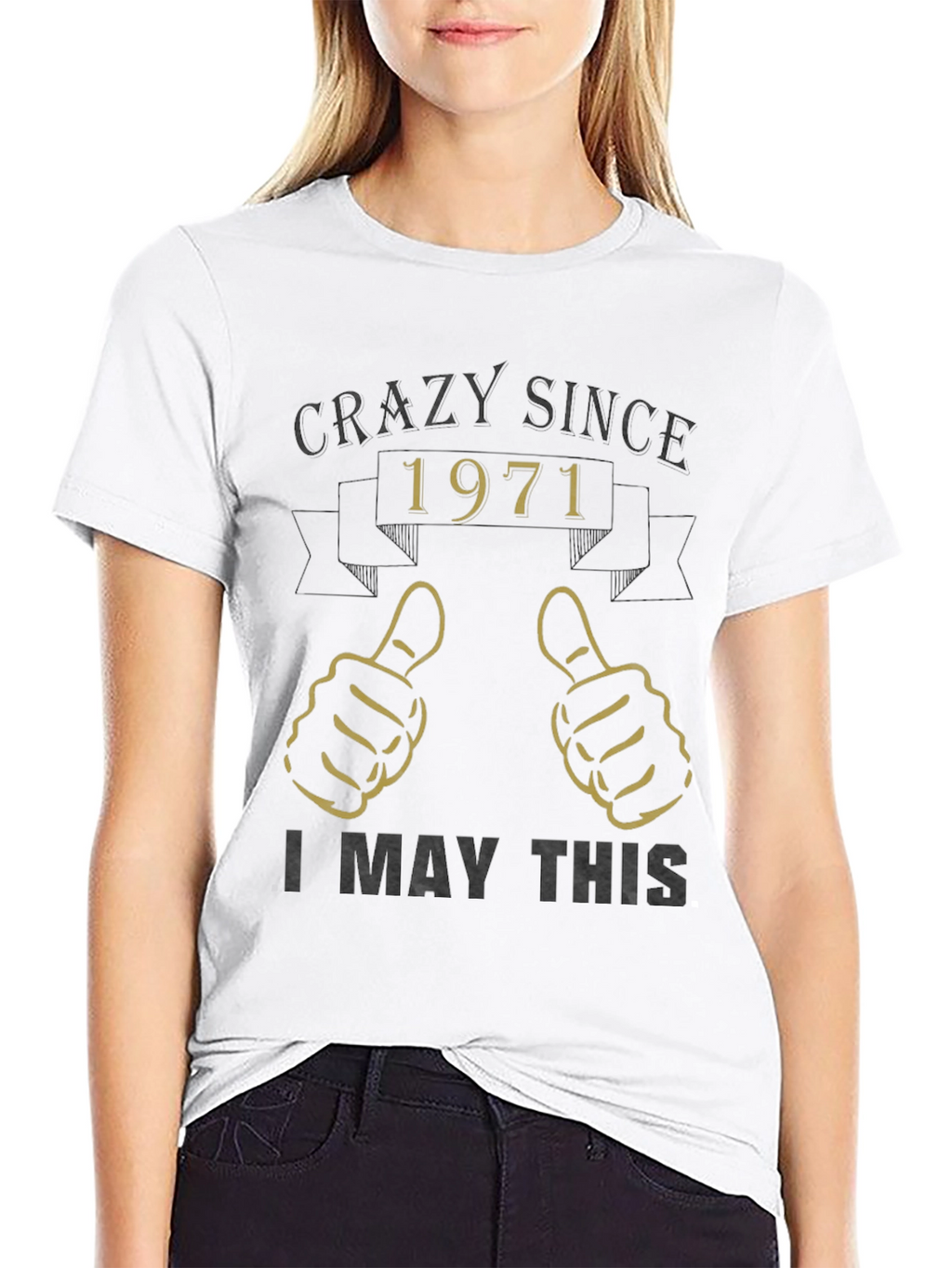 Crazy Since 1971 Graphic T-Shirt