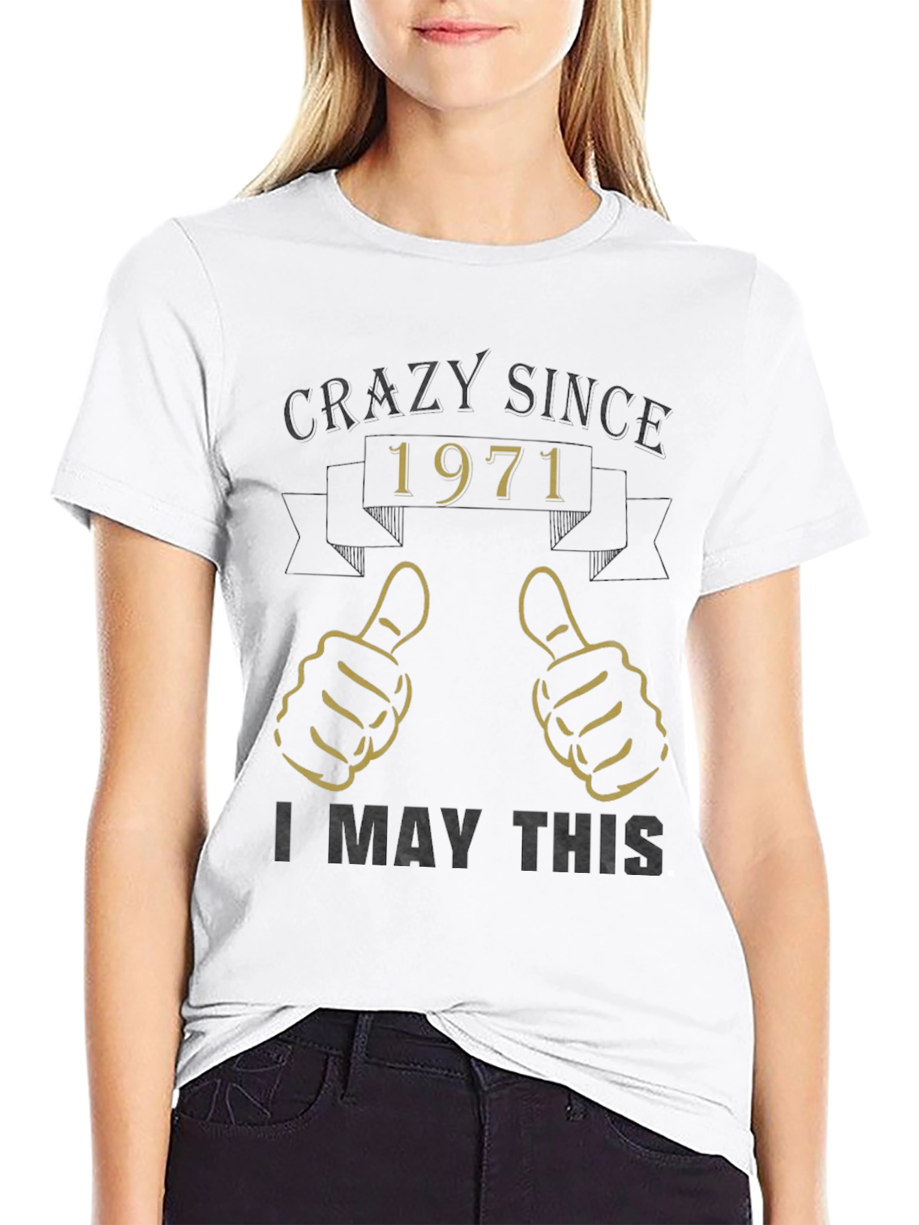 Crazy Since 1971 Graphic T-Shirt