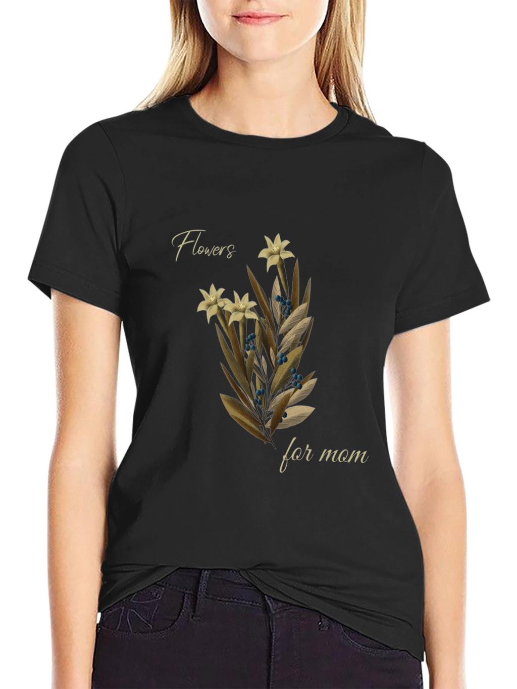 Floral Flowers for Mom Graphic Tee