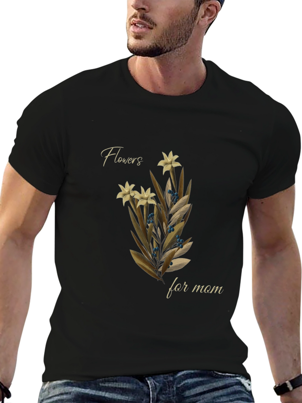 Floral Flowers for Mom Graphic Tee
