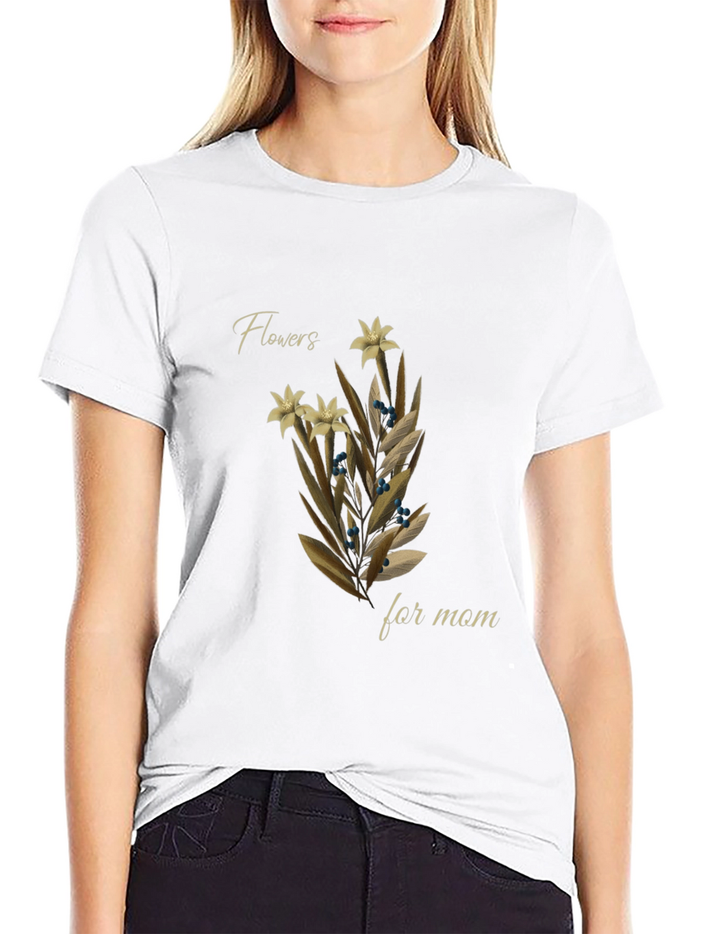 Floral Flowers for Mom Graphic Tee