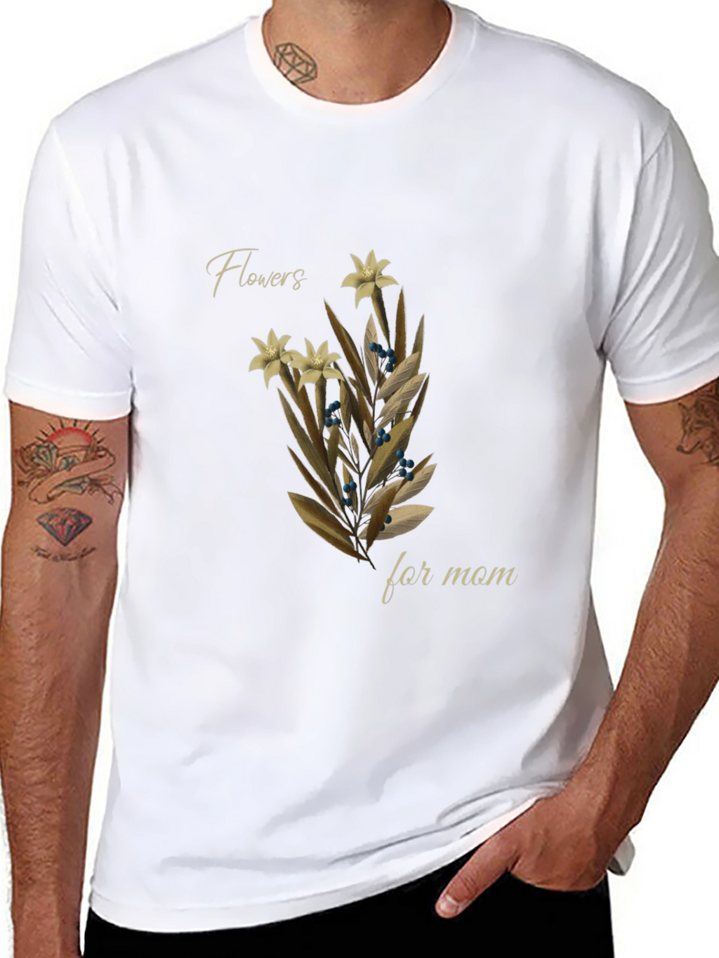 Floral Flowers for Mom Graphic Tee