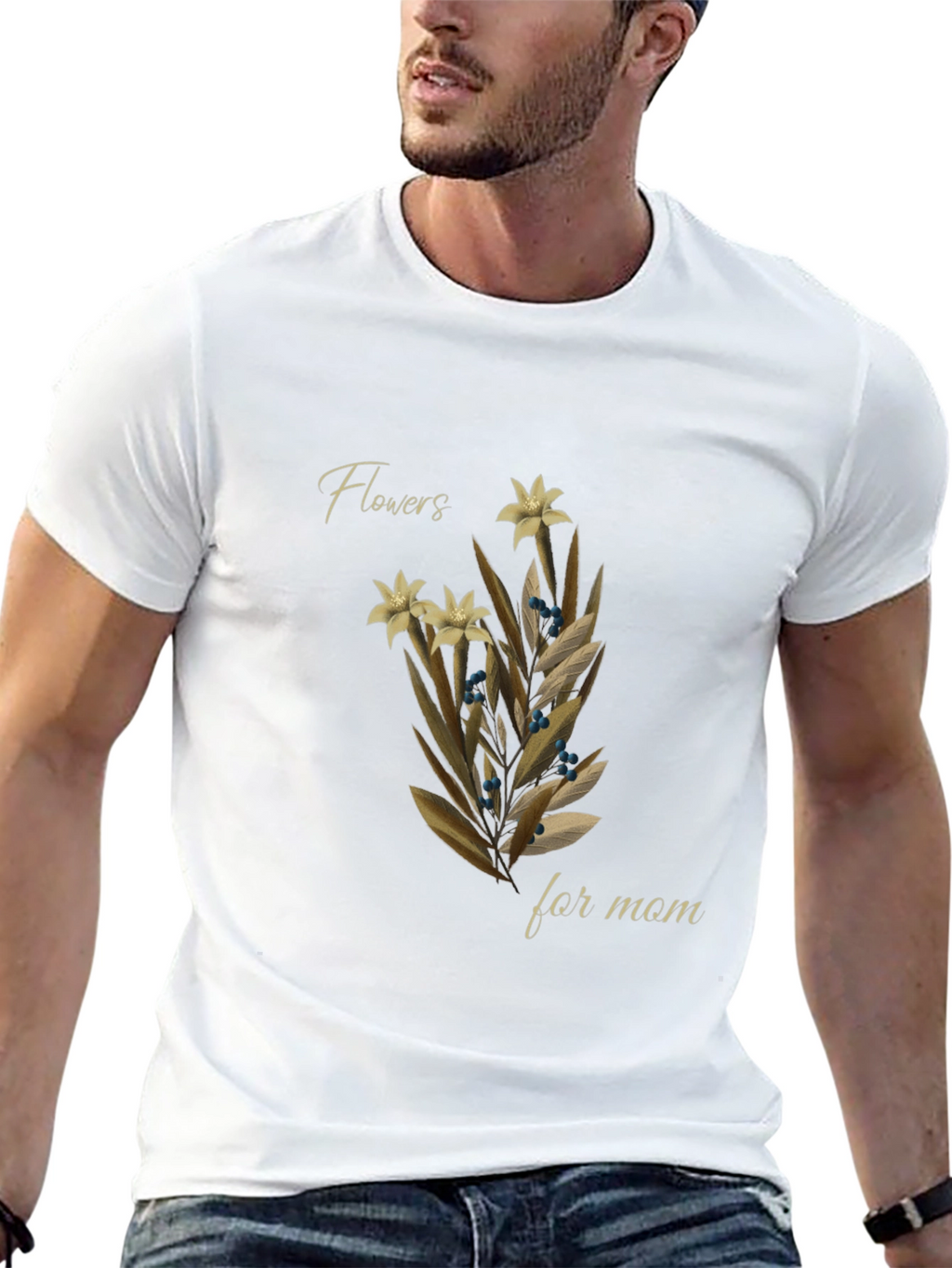 Floral Flowers for Mom Graphic Tee