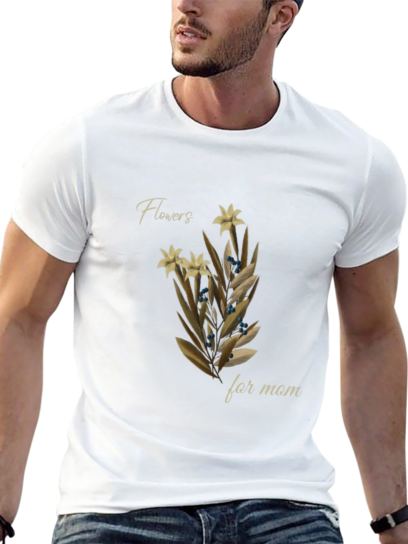 Floral Flowers for Mom Graphic Tee