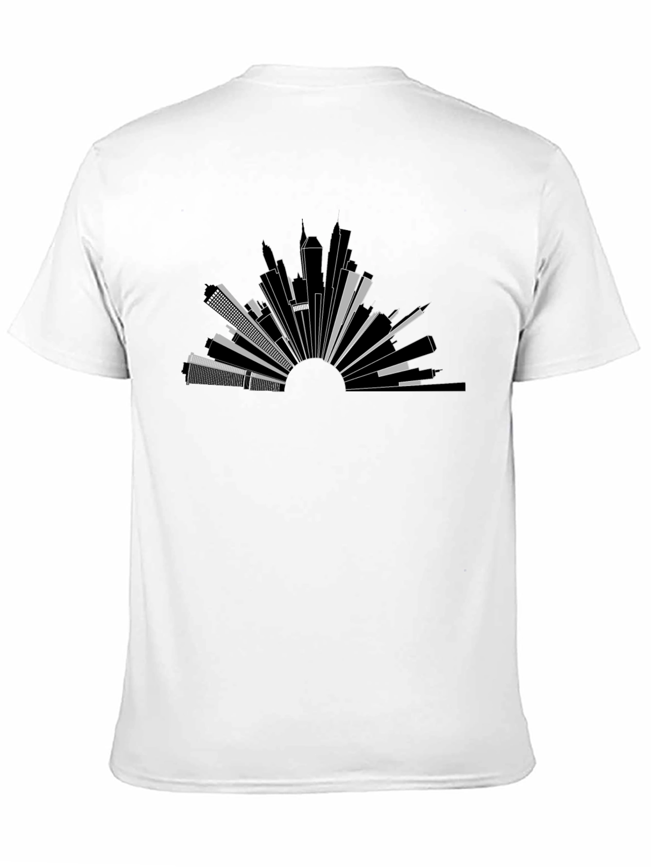 Urban Horizon Tee - Modern Cityscape Graphic T-Shirt