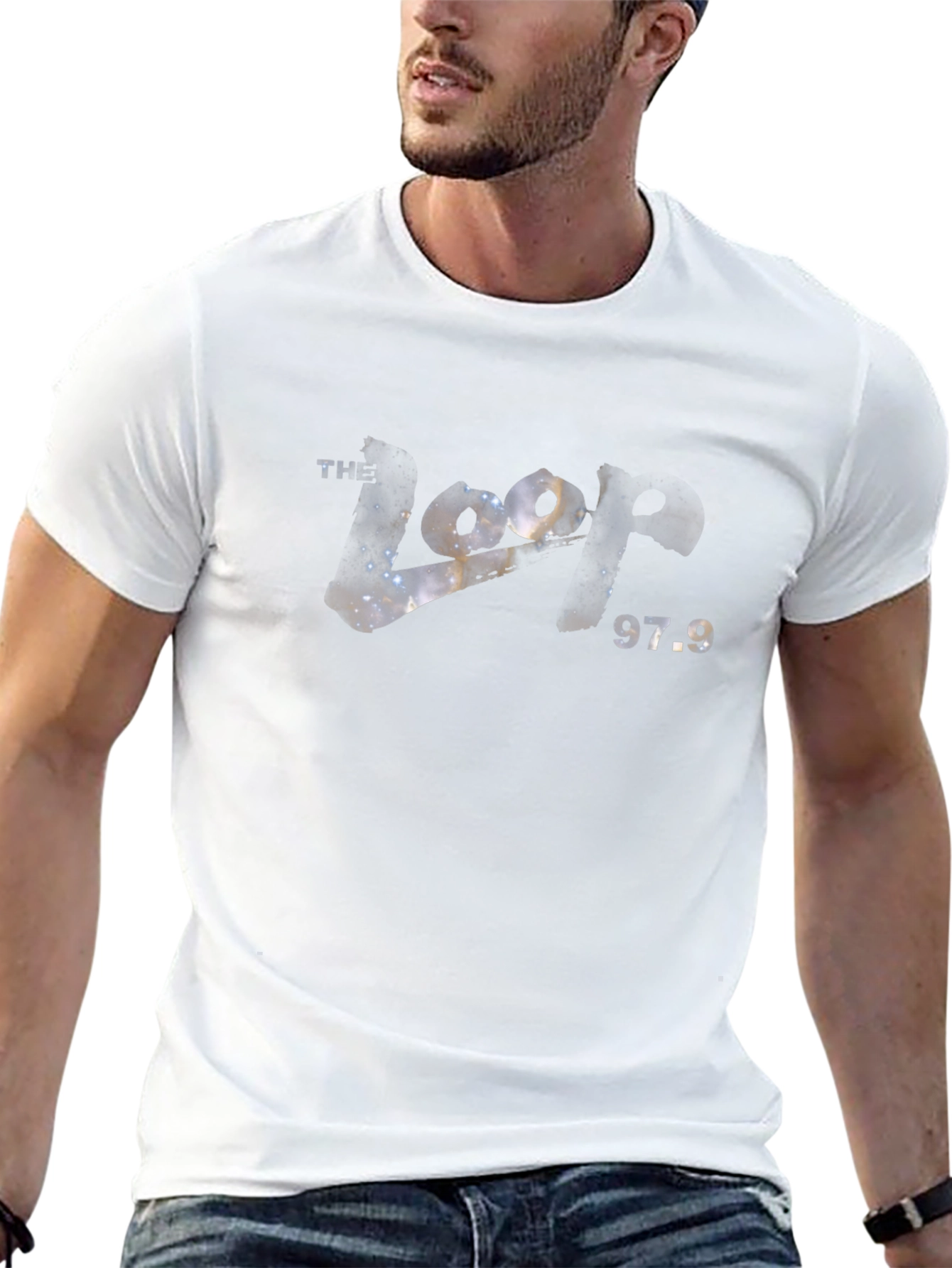 Black Graphic Tee - Koo Koo 97.9
