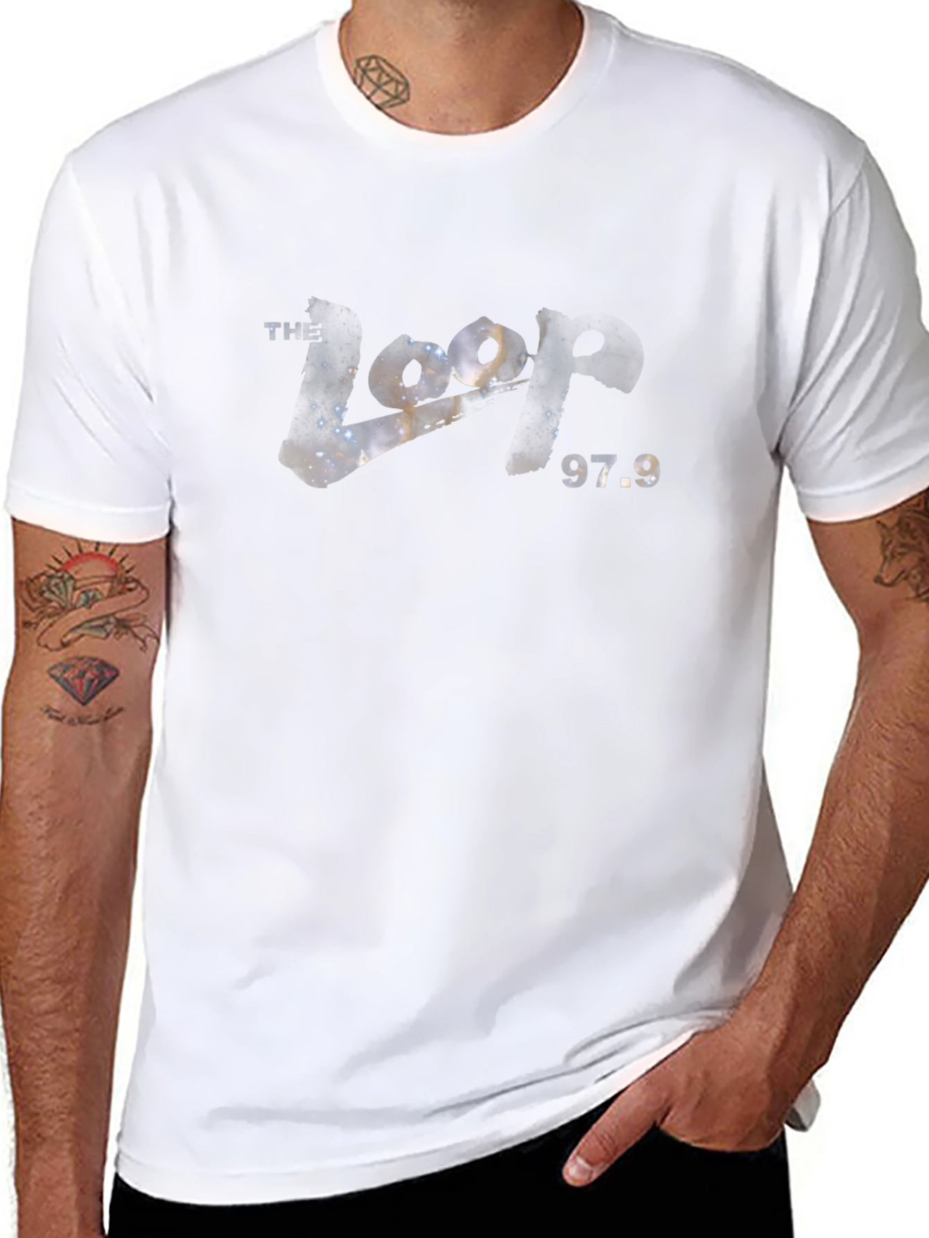 Black Graphic Tee - Koo Koo 97.9