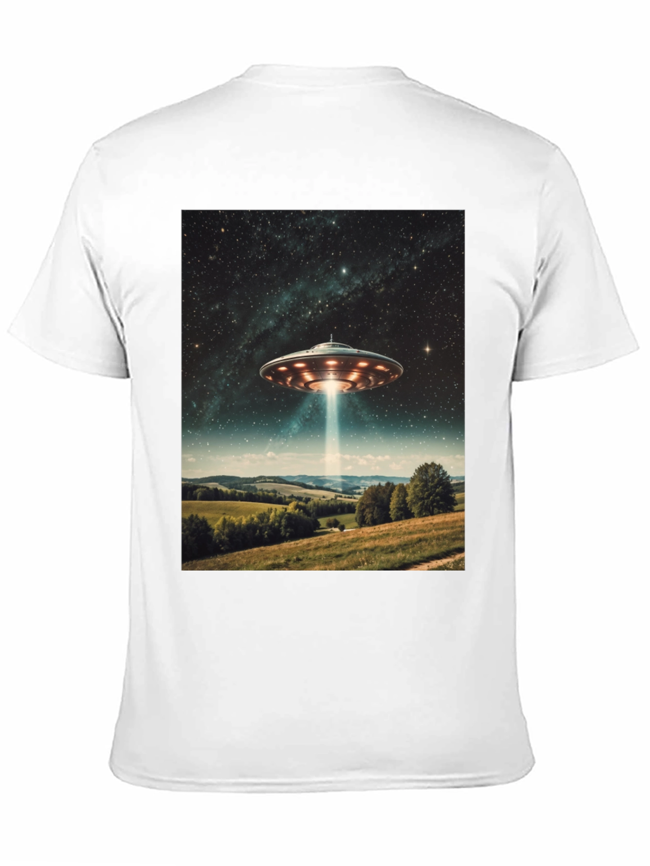 UFO Abduction T-Shirt - Sci-Fi Graphic Tee
