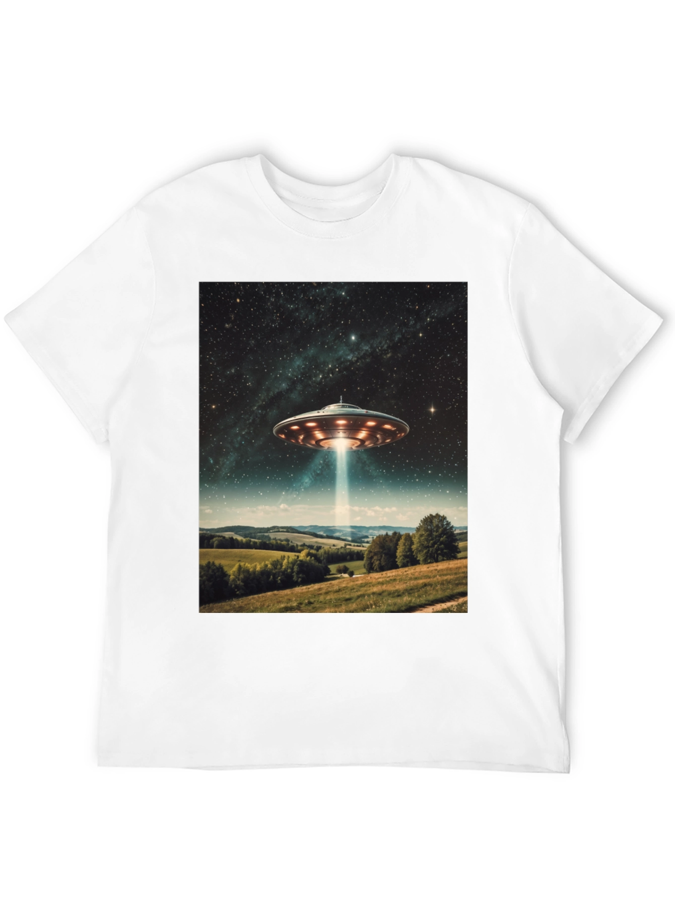 UFO Abduction T-Shirt - Sci-Fi Graphic Tee
