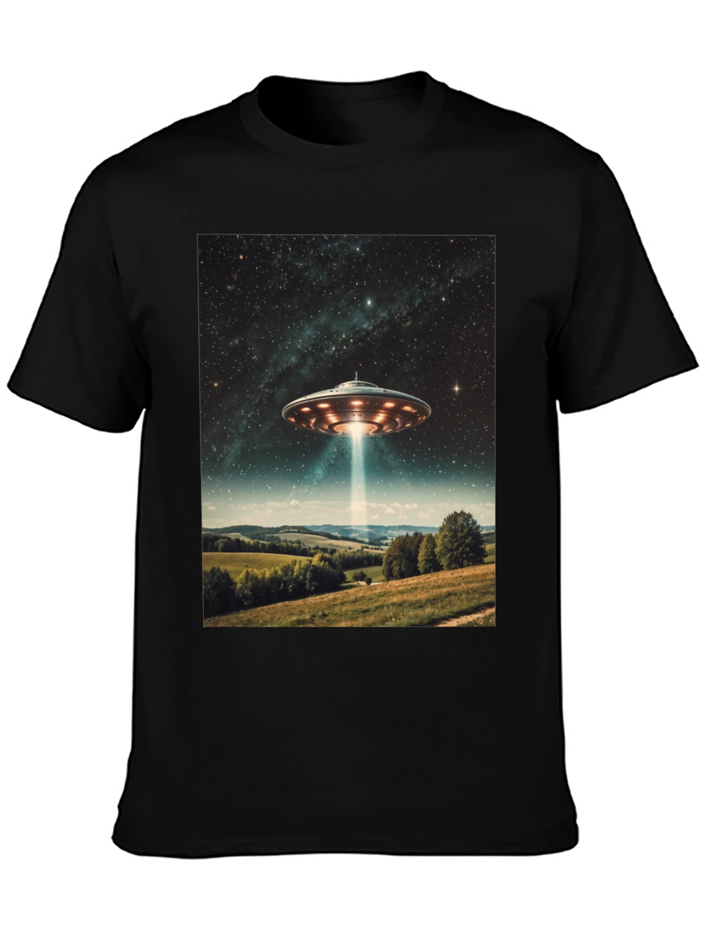 UFO Abduction T-Shirt - Sci-Fi Graphic Tee