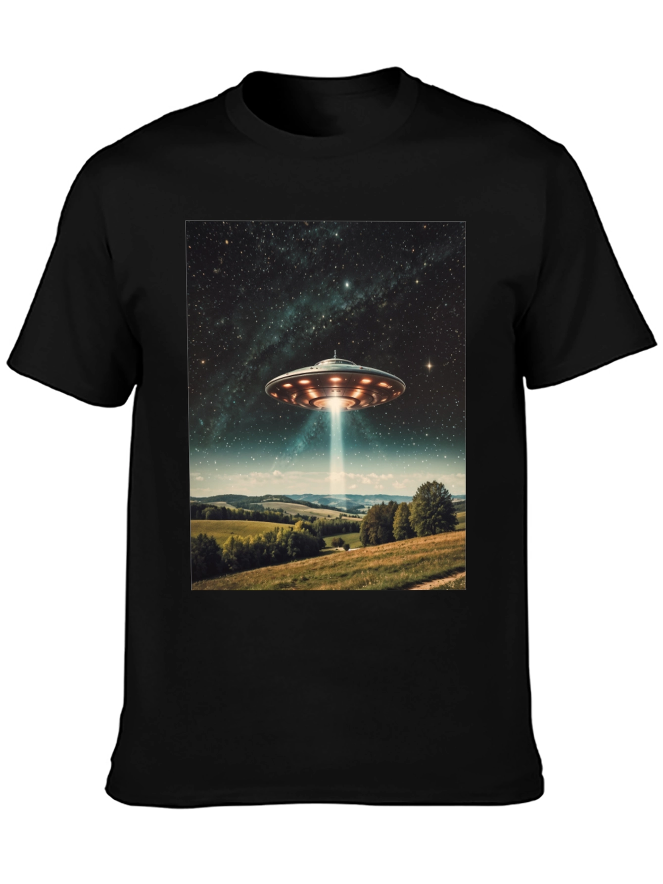 UFO Abduction T-Shirt - Sci-Fi Graphic Tee
