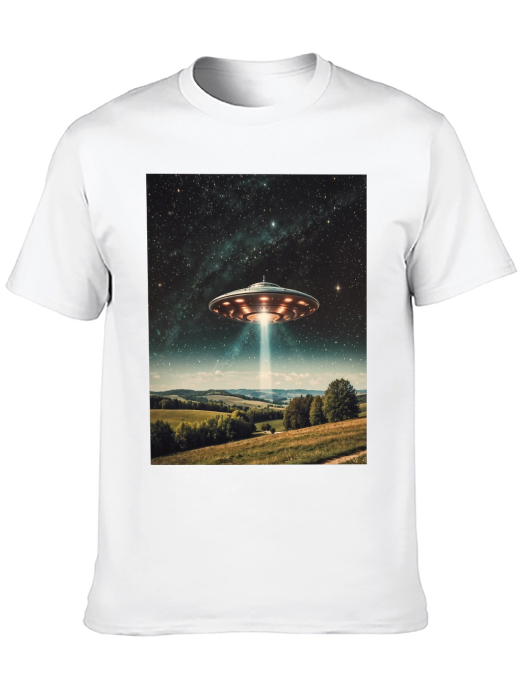 UFO Abduction T-Shirt - Sci-Fi Graphic Tee