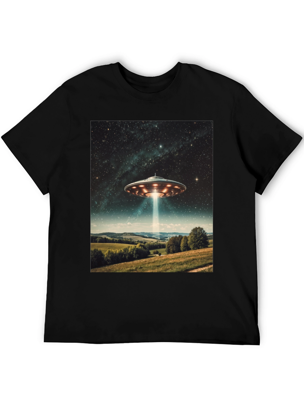UFO Abduction T-Shirt - Sci-Fi Graphic Tee