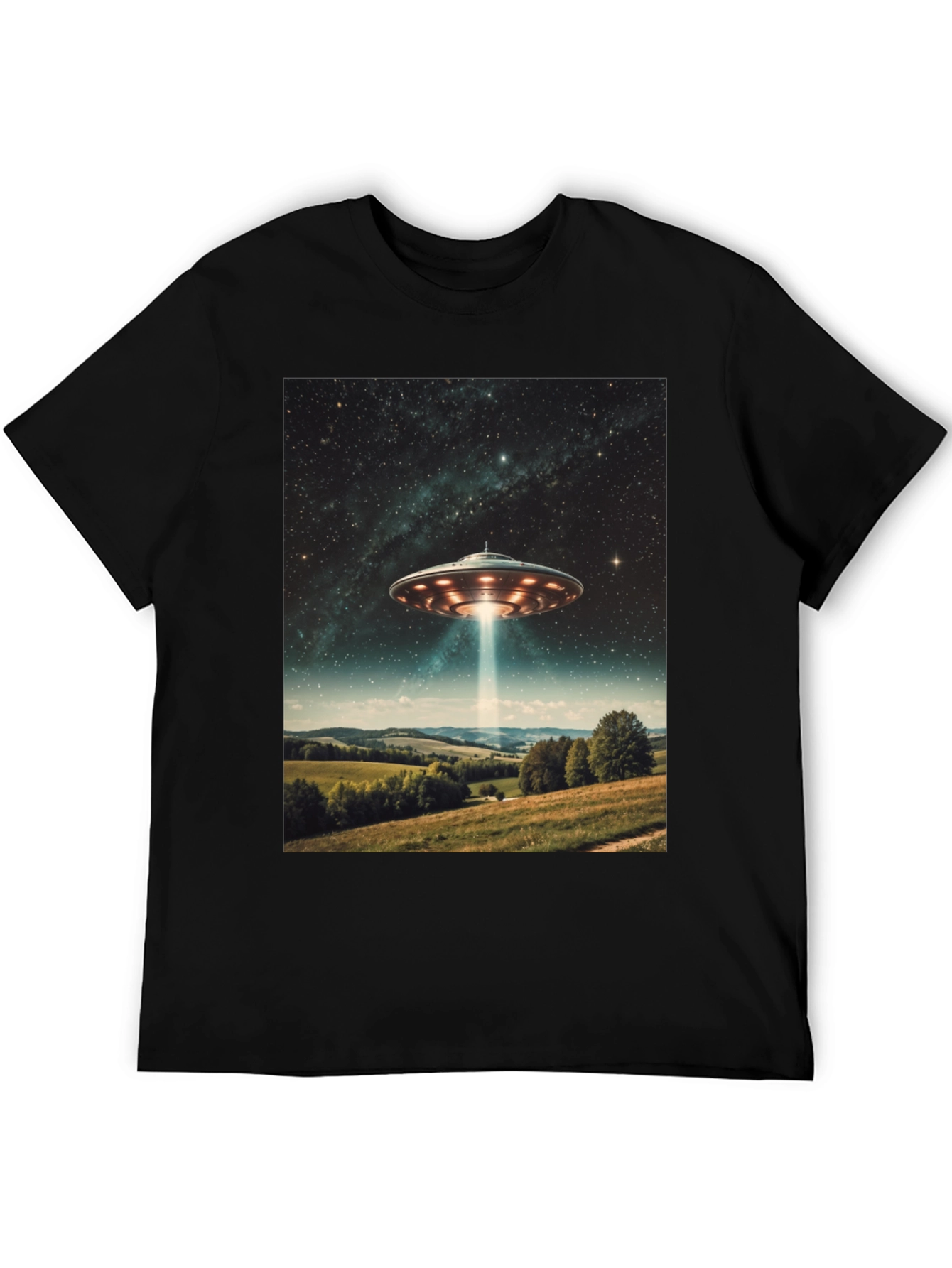 UFO Abduction T-Shirt - Sci-Fi Graphic Tee