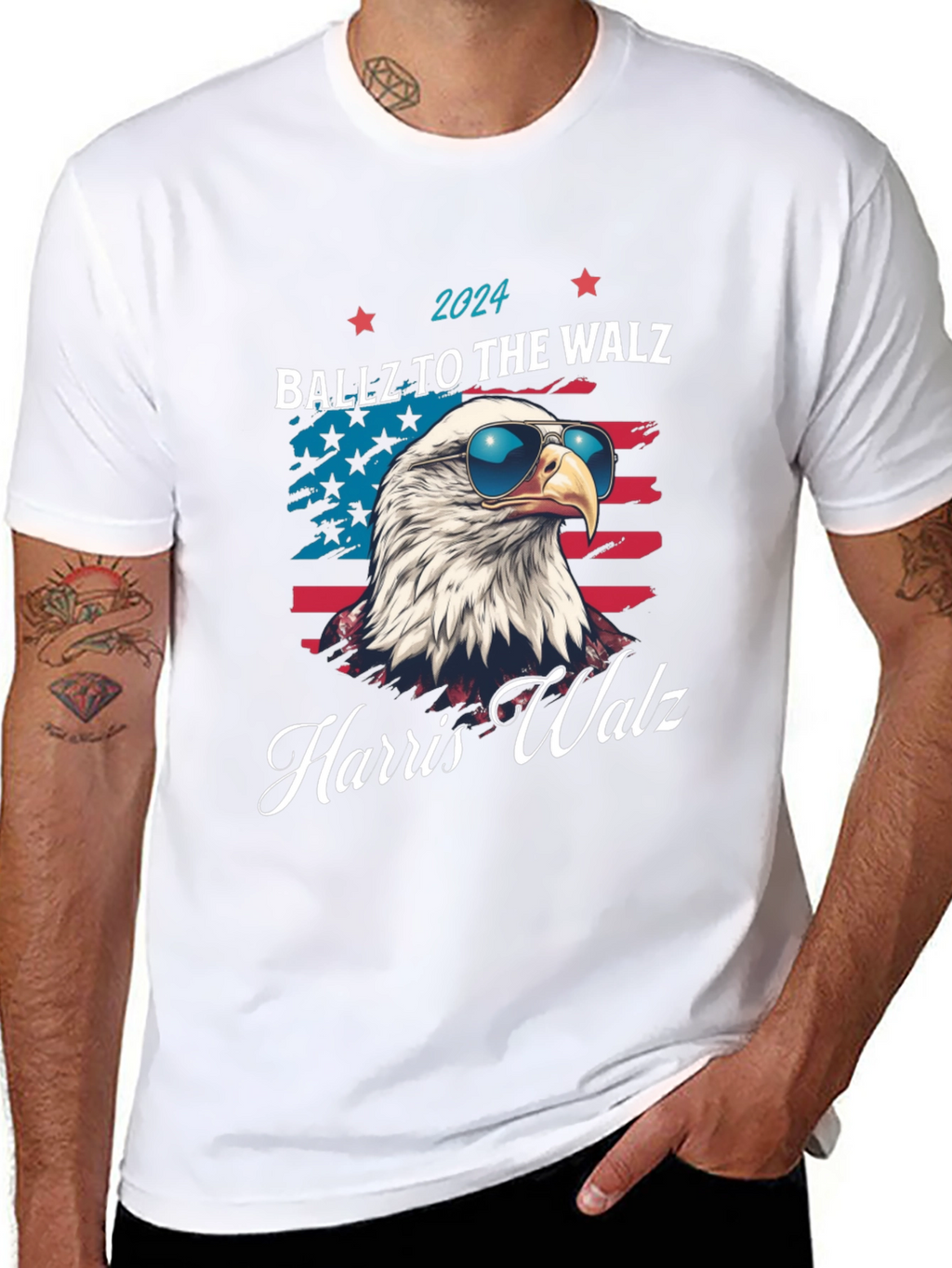 Patriotic Eagle 2024 T-Shirt