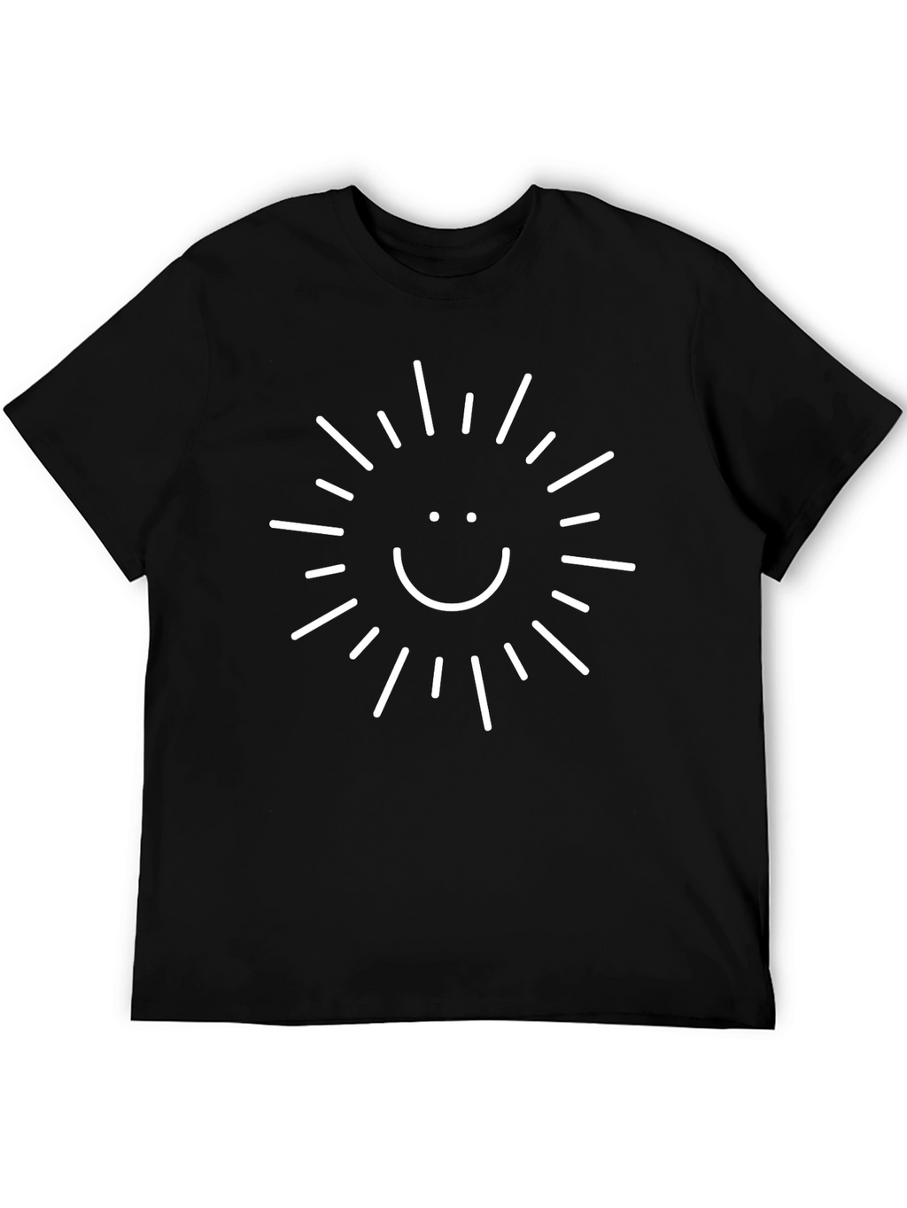 Smiling Sunburst Graphic T-Shirt