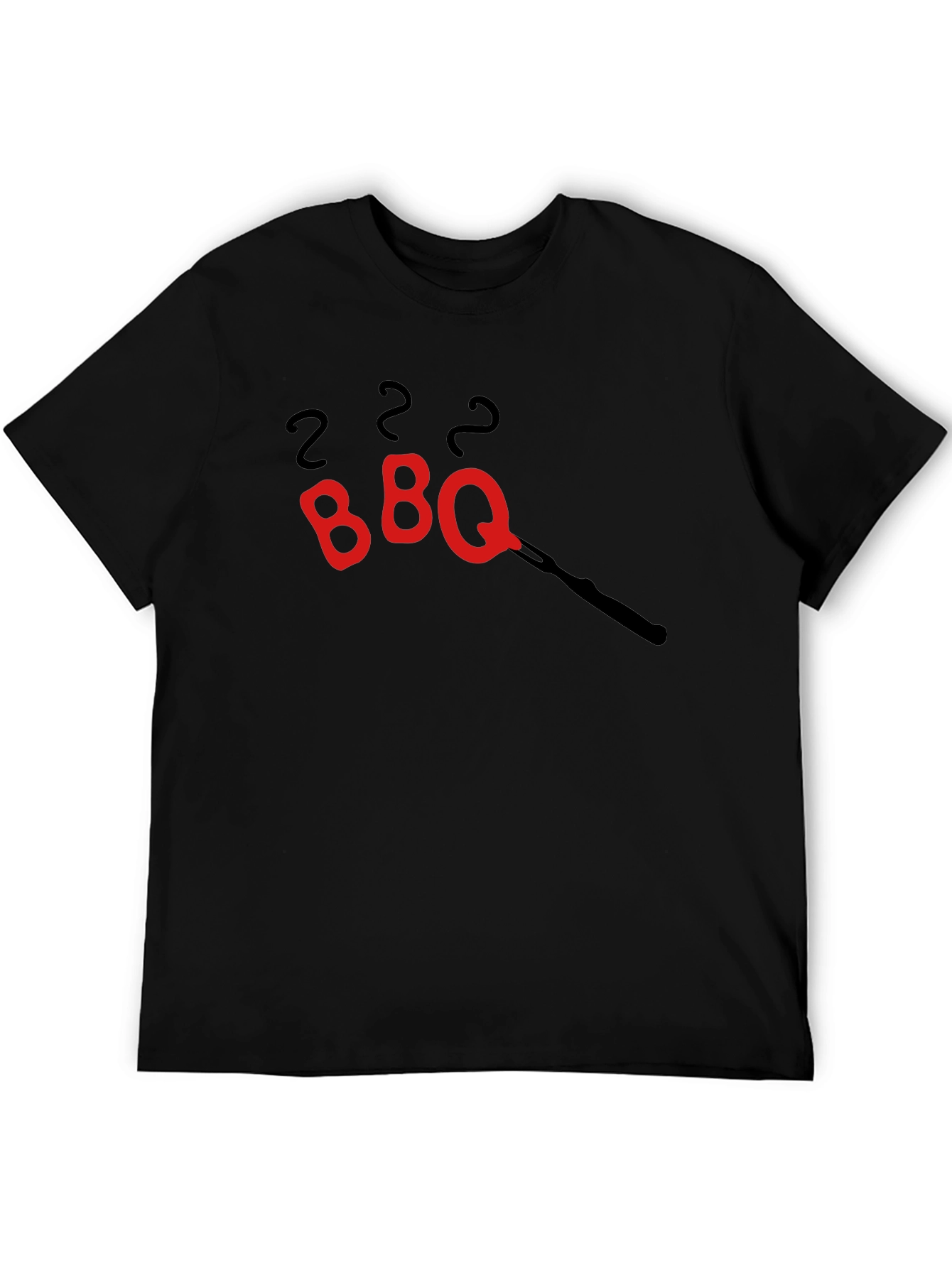 BBQ Grill Master T-Shirt - Black Cotton Tee