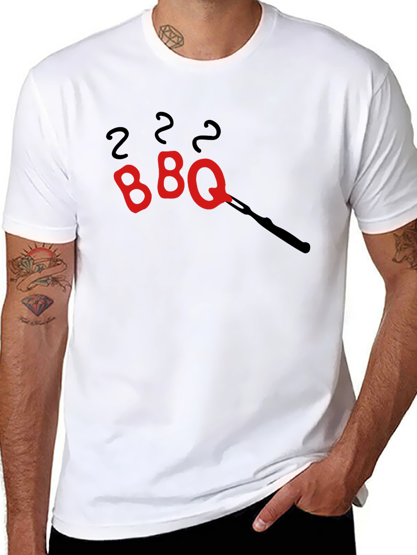 BBQ Grill Master T-Shirt - Black Cotton Tee