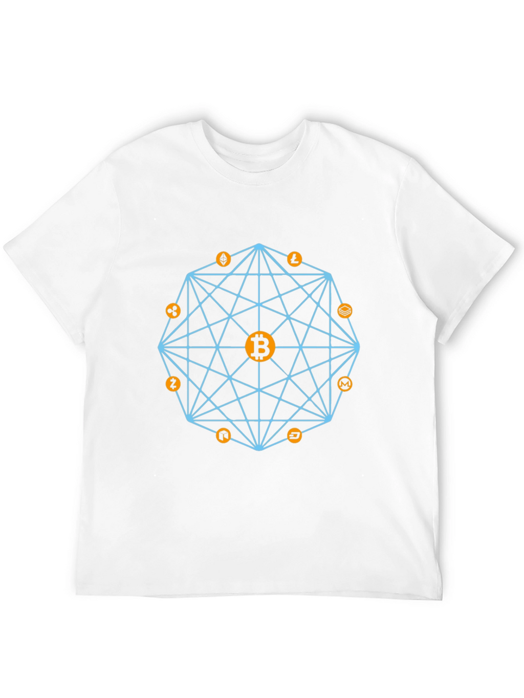 Crypto Bitcoin Graphic Tee - Black