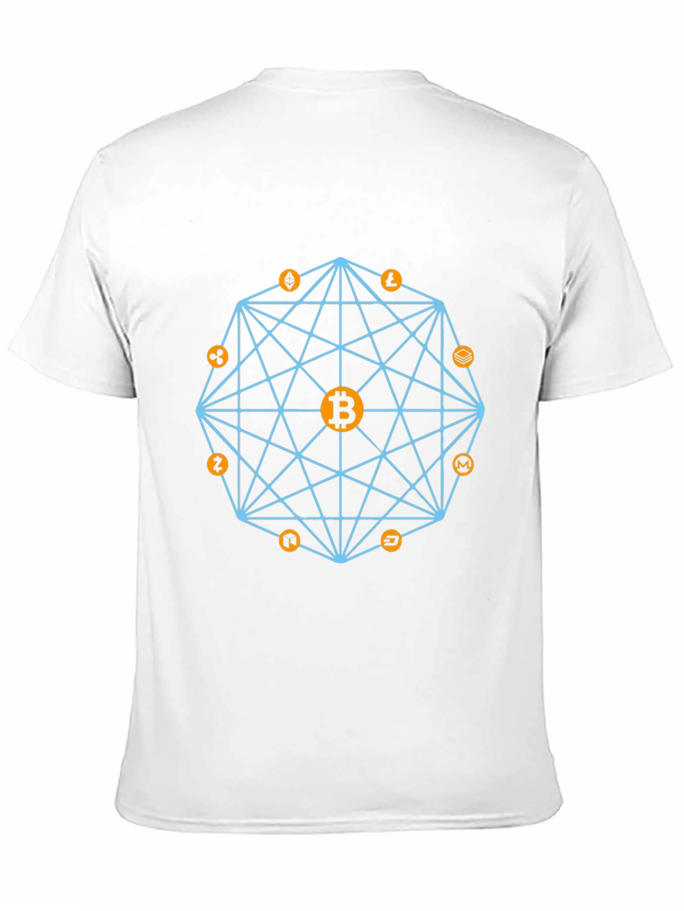 Crypto Bitcoin Graphic Tee - Black