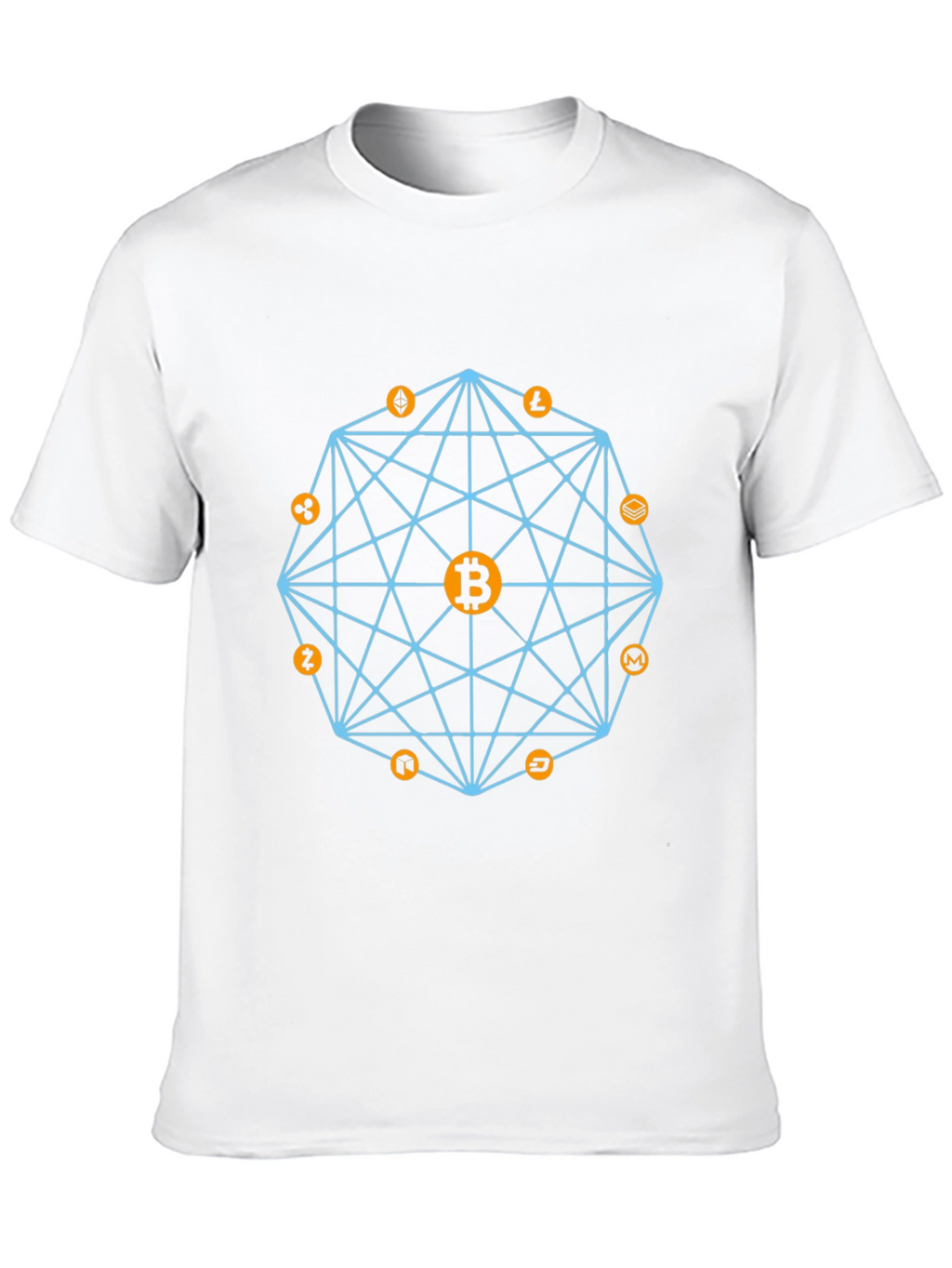 Crypto Bitcoin Graphic Tee - Black