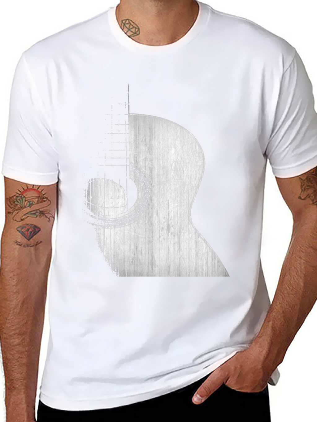 Guitar Graphic Tee - Stylish Music Lover T-Shirt