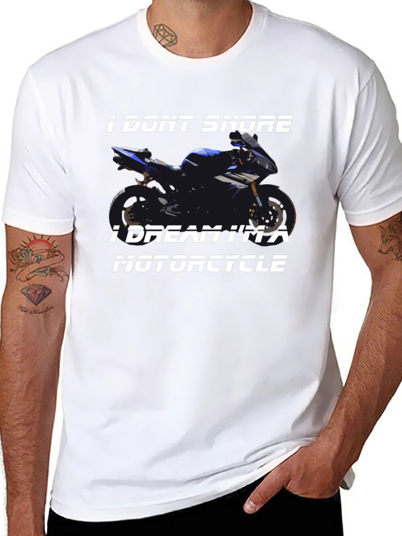 I Dont Snore Motorcycle T-Shirt
