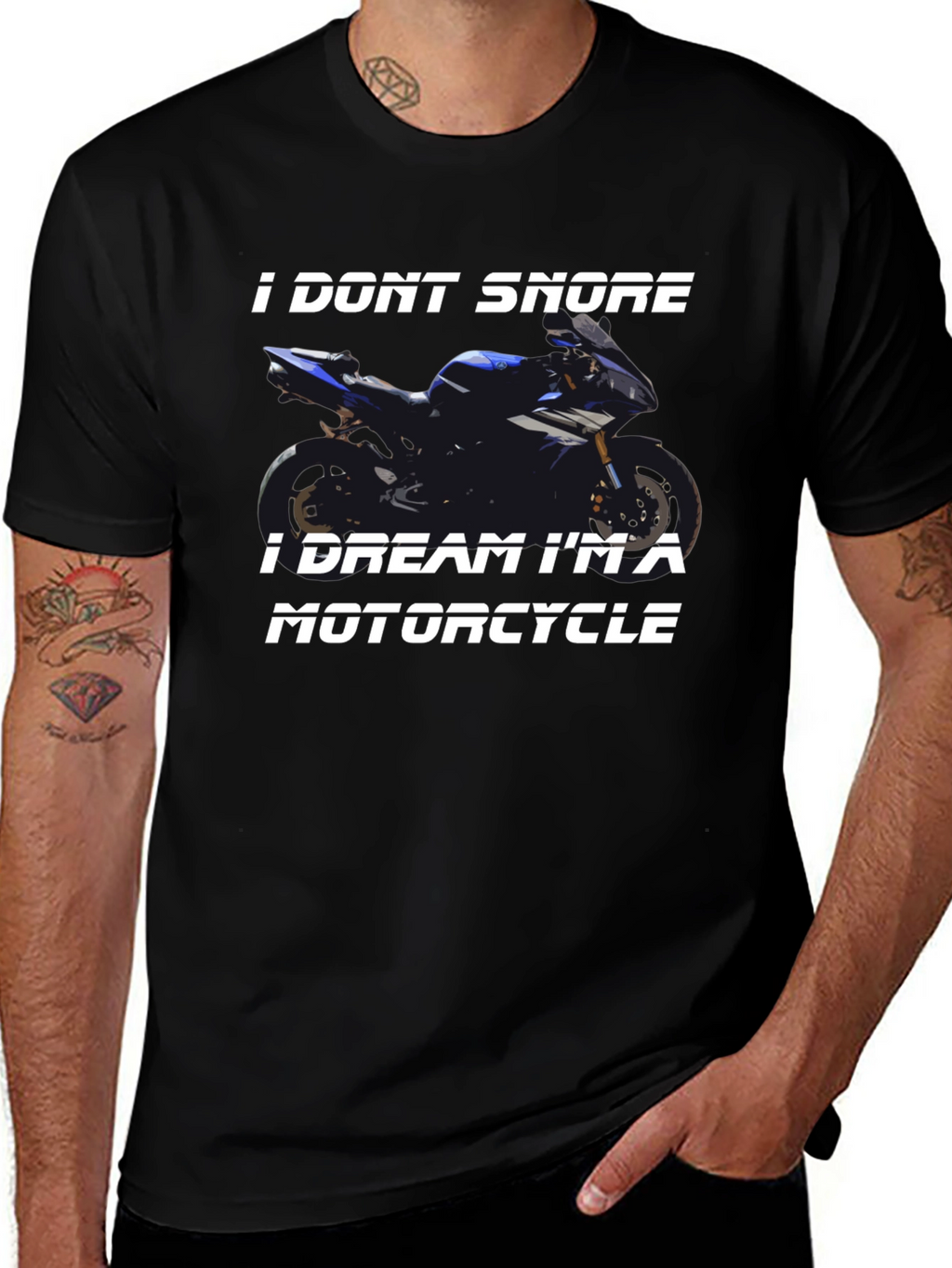 I Dont Snore Motorcycle T-Shirt
