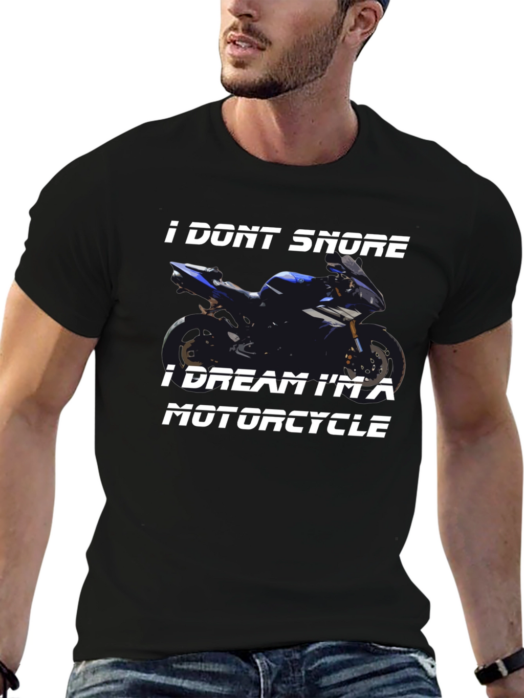 I Dont Snore Motorcycle T-Shirt