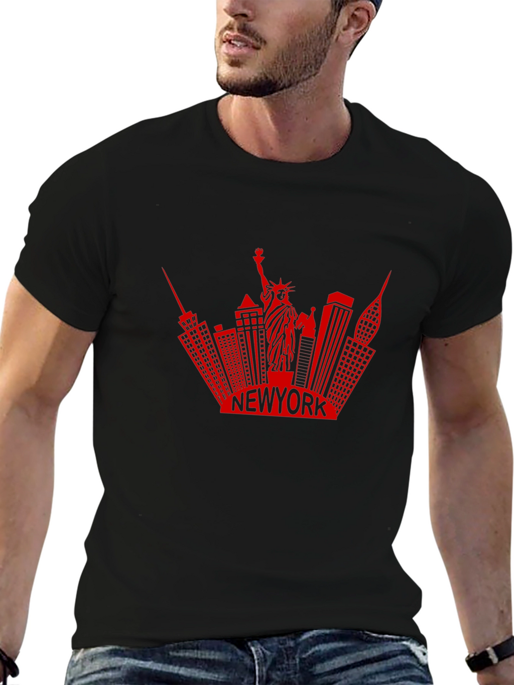 New York Skyline Graphic Tee