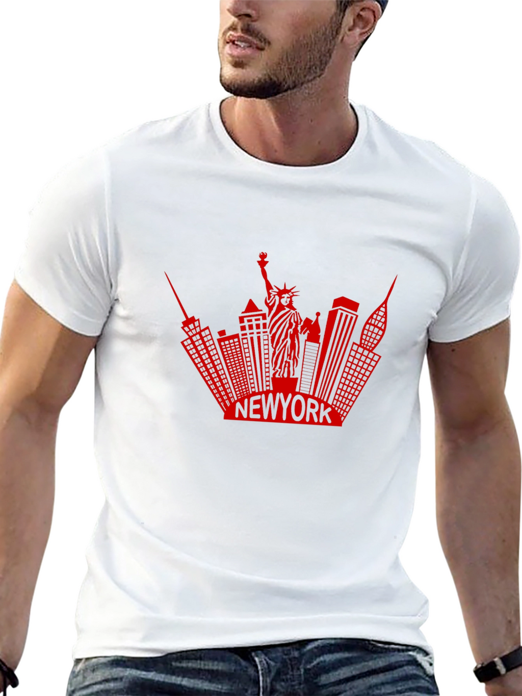 New York Skyline Graphic Tee