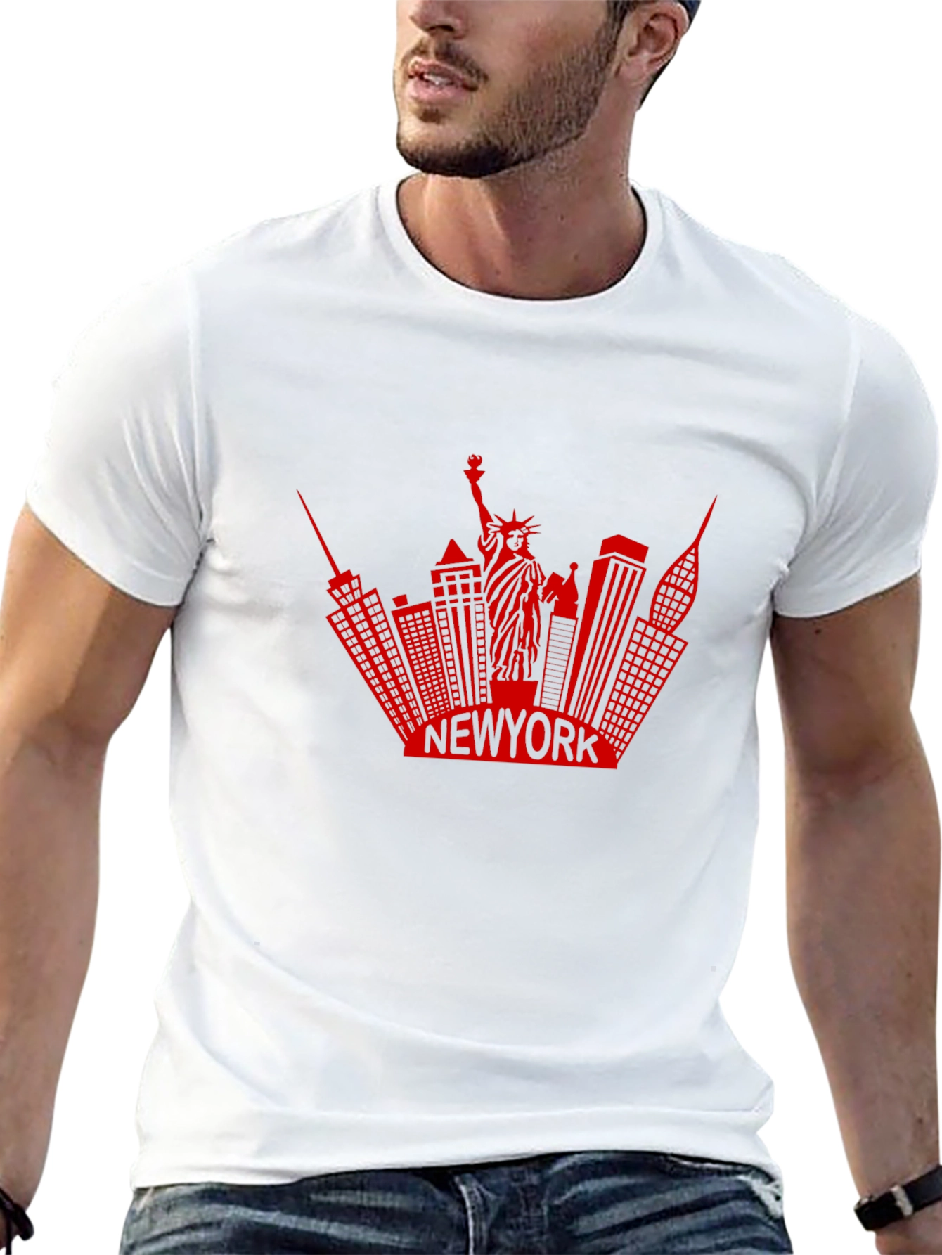 New York Skyline Graphic Tee