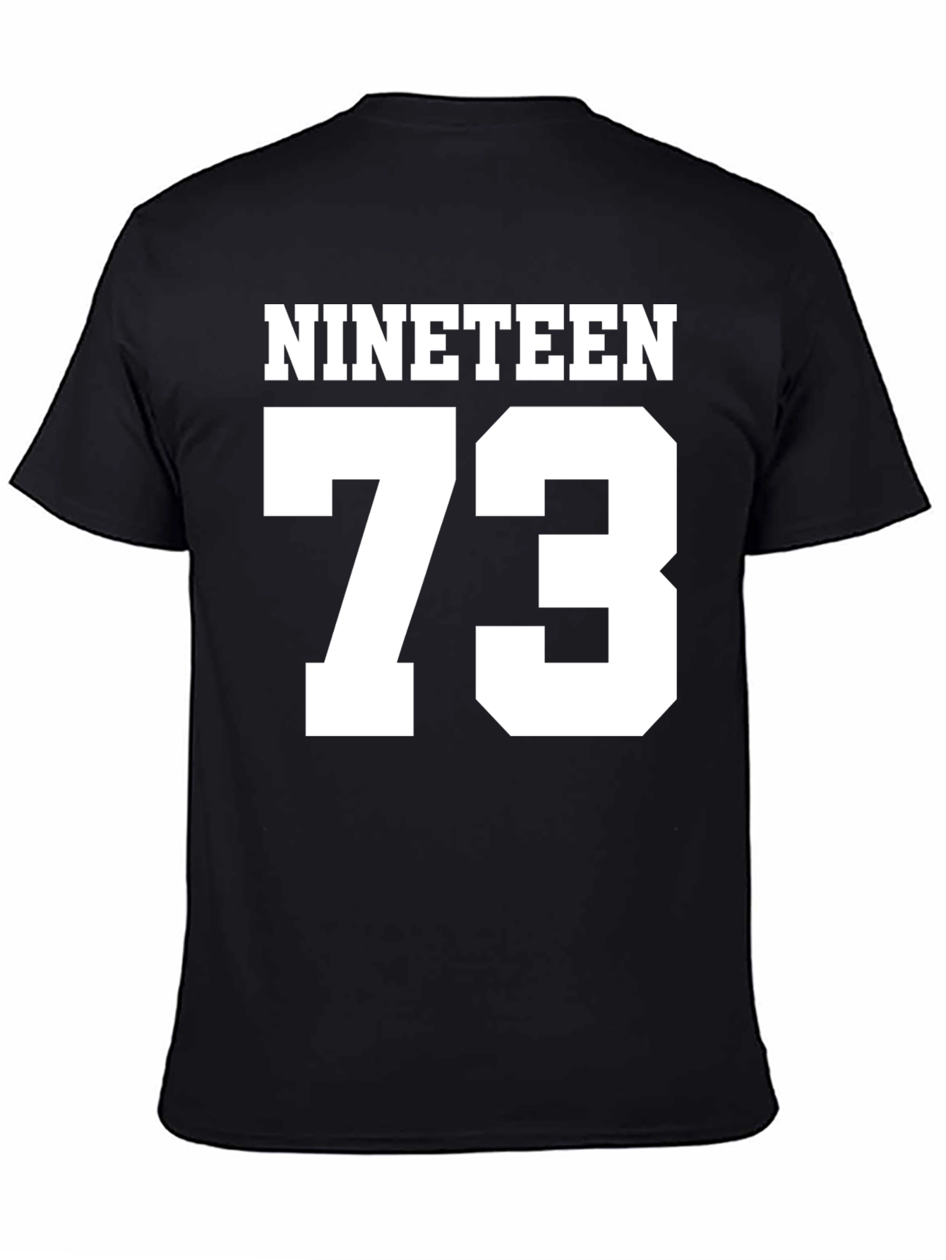 Nineteen 73 Black Graphic Tee