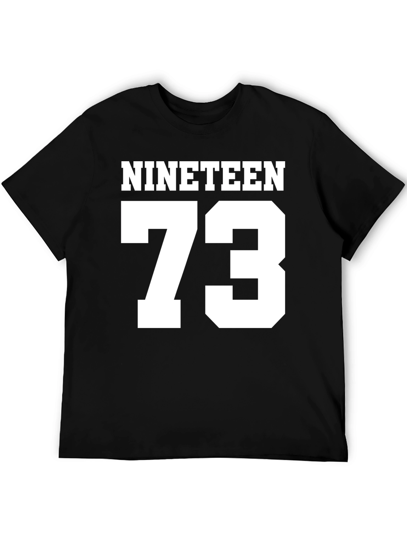 Nineteen 73 Black Graphic Tee
