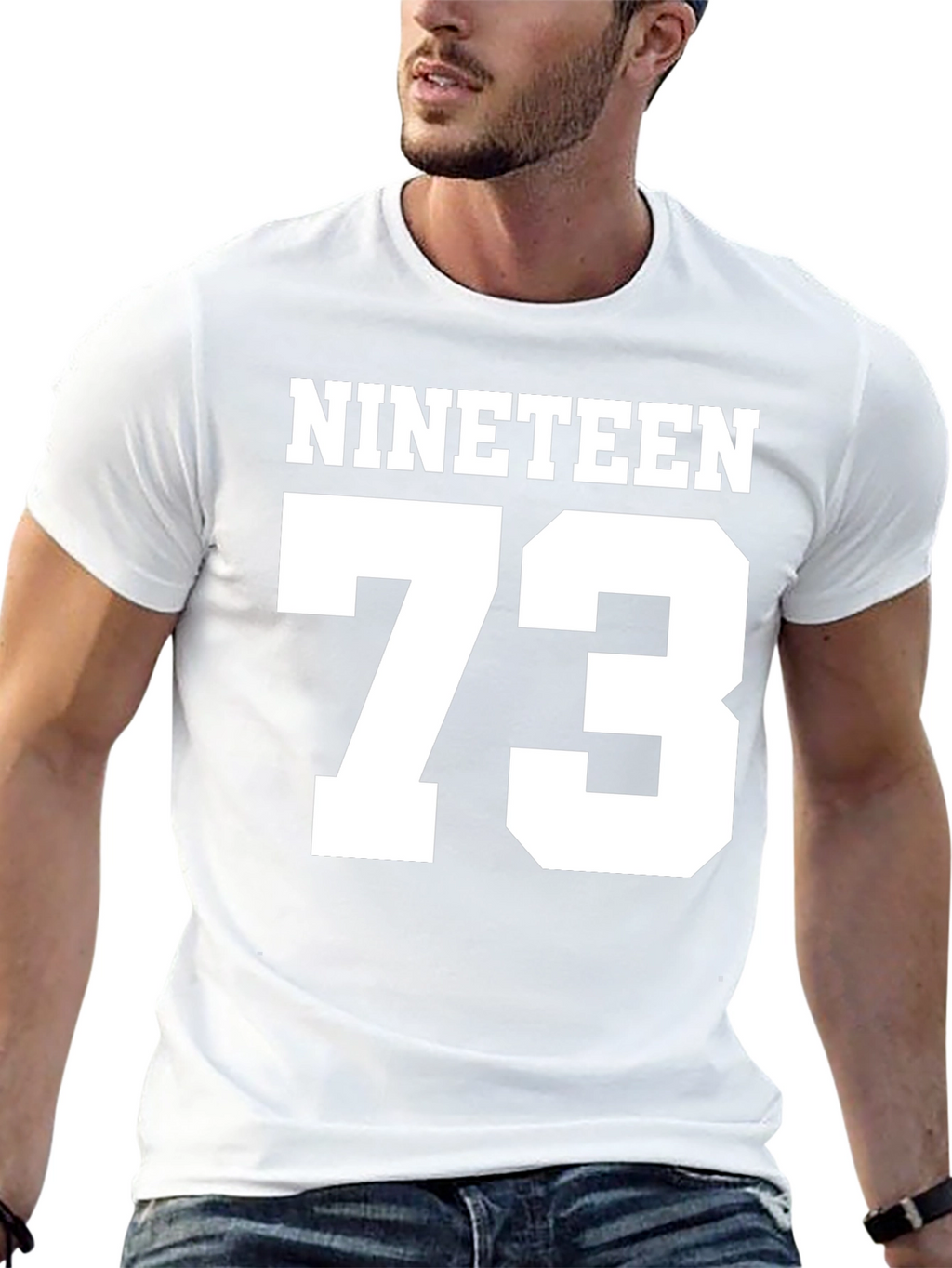 Nineteen 73 Black Graphic Tee