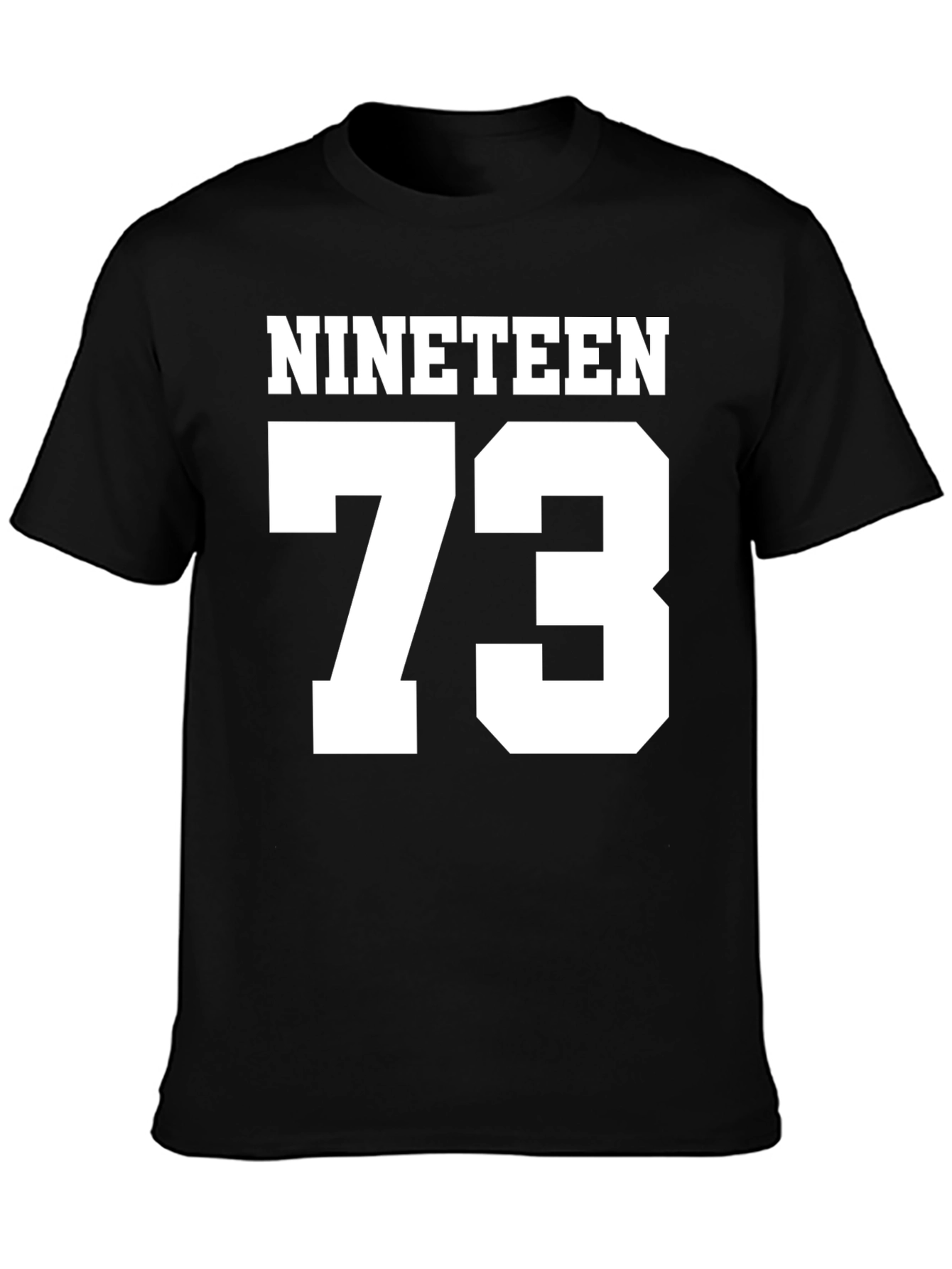 Nineteen 73 Black Graphic Tee
