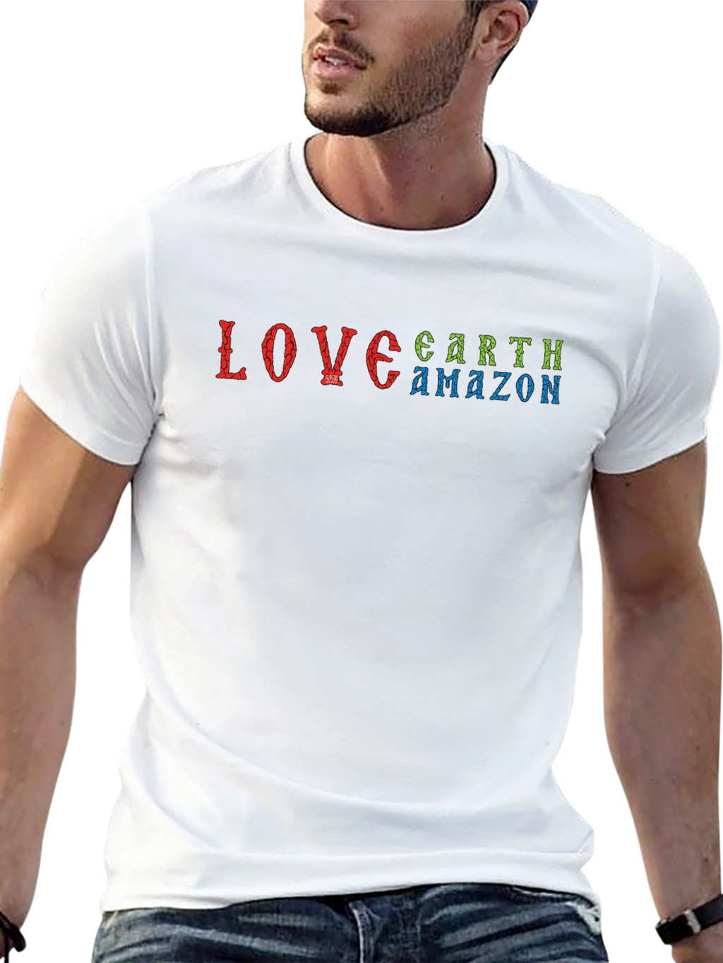 Love Earth Amazon Graphic T-Shirt