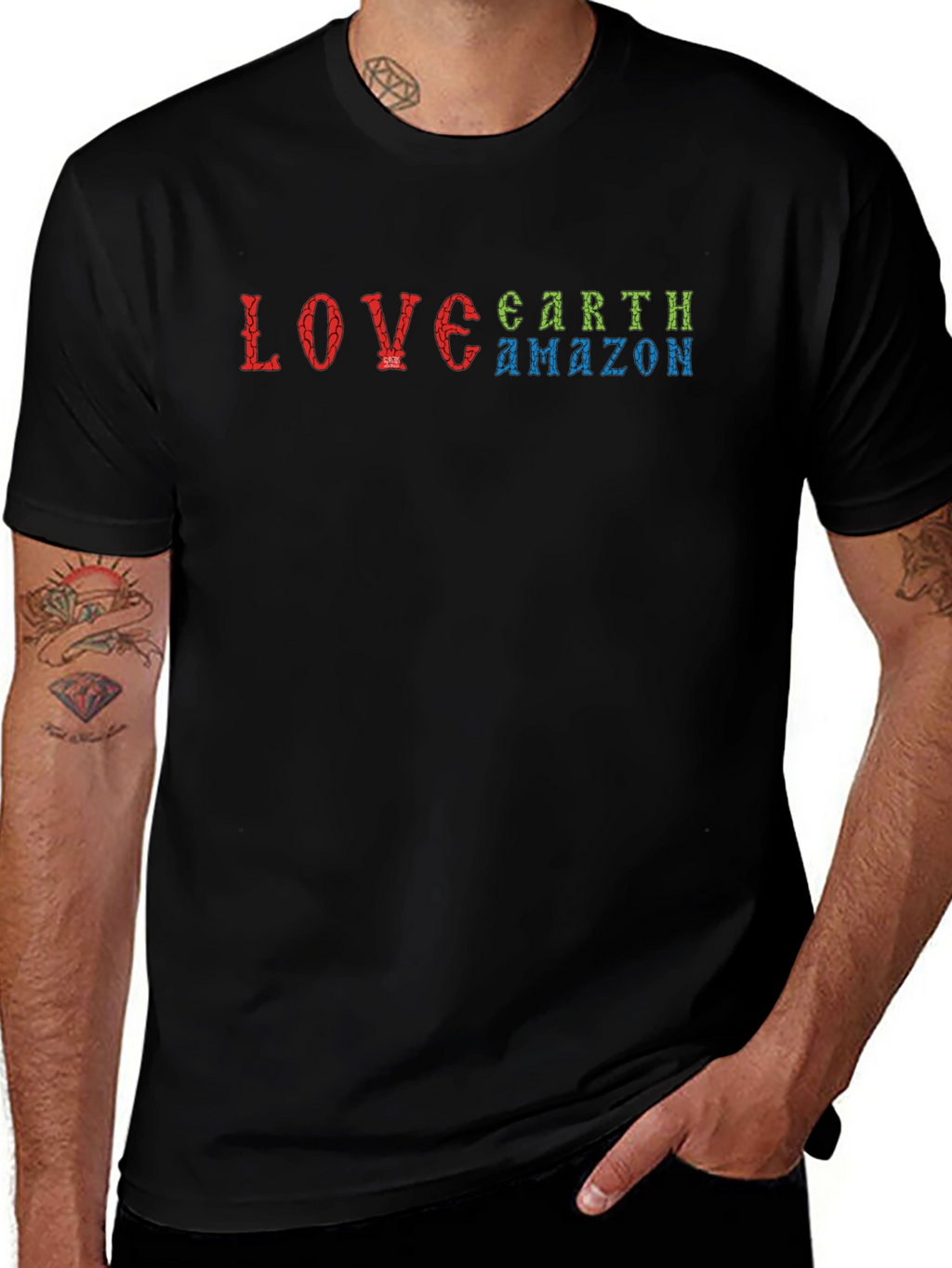 Love Earth Amazon Graphic T-Shirt