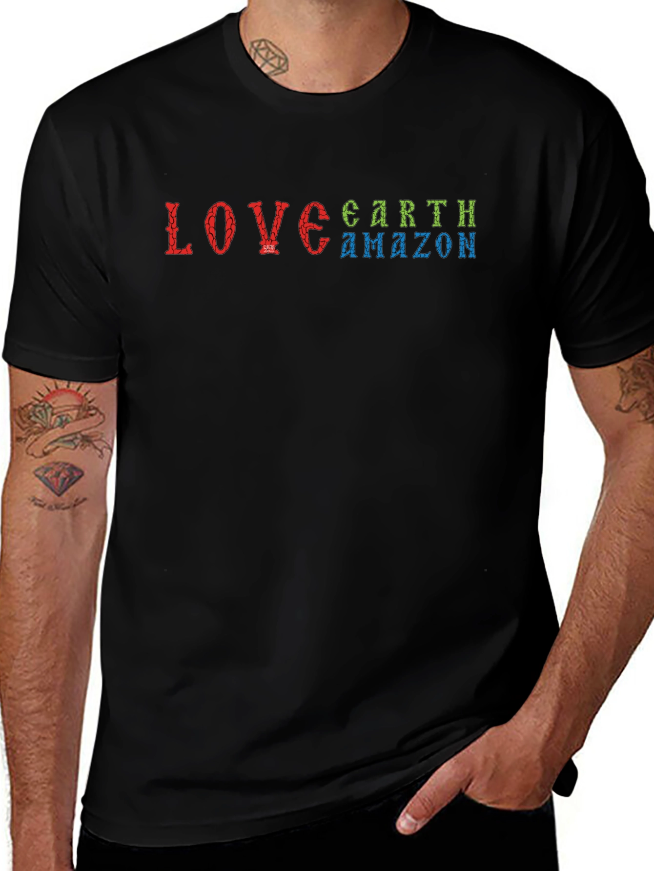 Love Earth Amazon Graphic T-Shirt